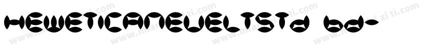 HeweticaNeueLTstd Bd字体转换